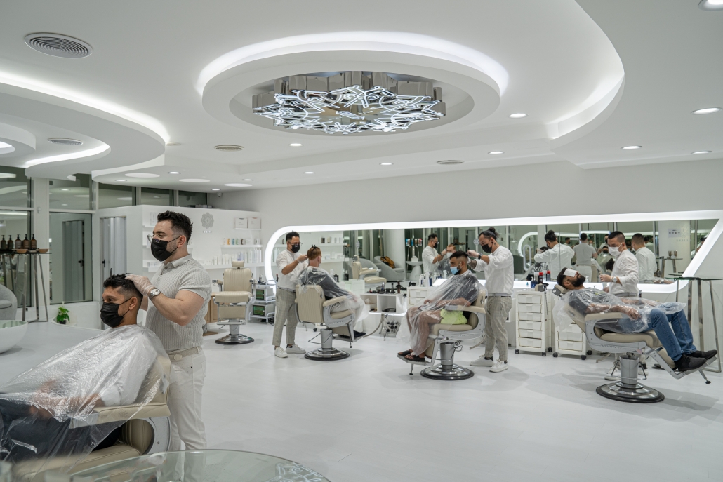 Dubai Barbershop Busy